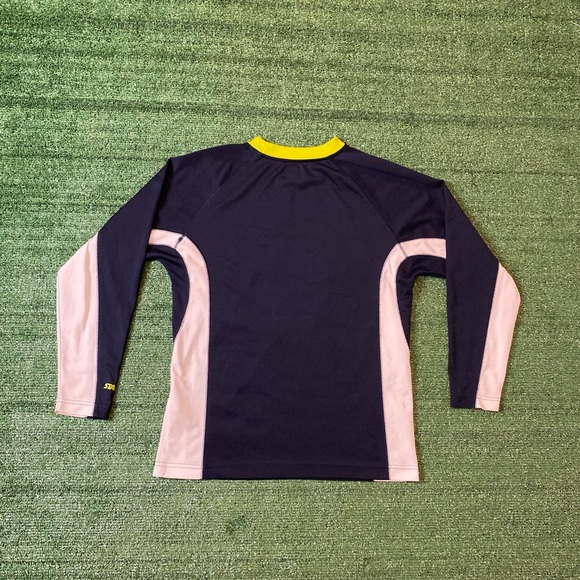 Starter Multicolor Long Sleeve Street wear Shirt Navy Blue, White, Green Large - Picture 2 of 9